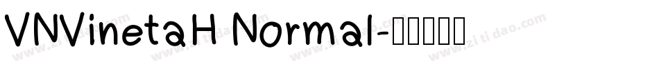 VNVinetaH Normal字体转换